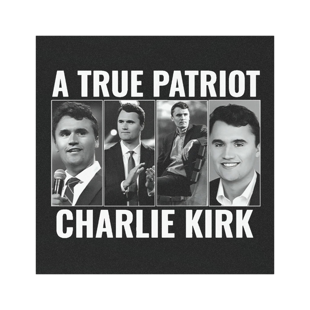 Car Magnet True Patriot Charlie Kirk