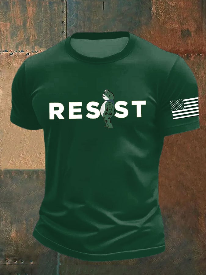 Men's Portland Frog Print T-Shirt