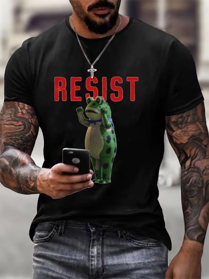 Resist Portland Frog Stand With Frog Digital Protest Shirt