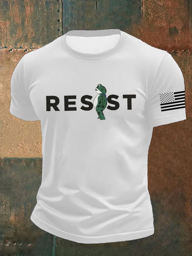 Men's Portland Frog Print T-Shirt