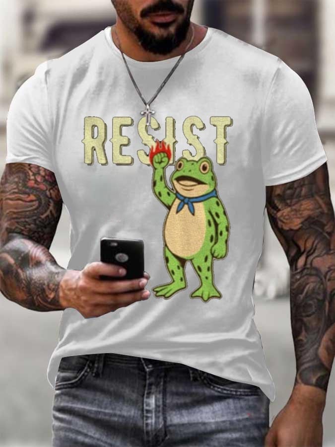 Resist Portland Frog Stand With Frog Digital Protest Shirt