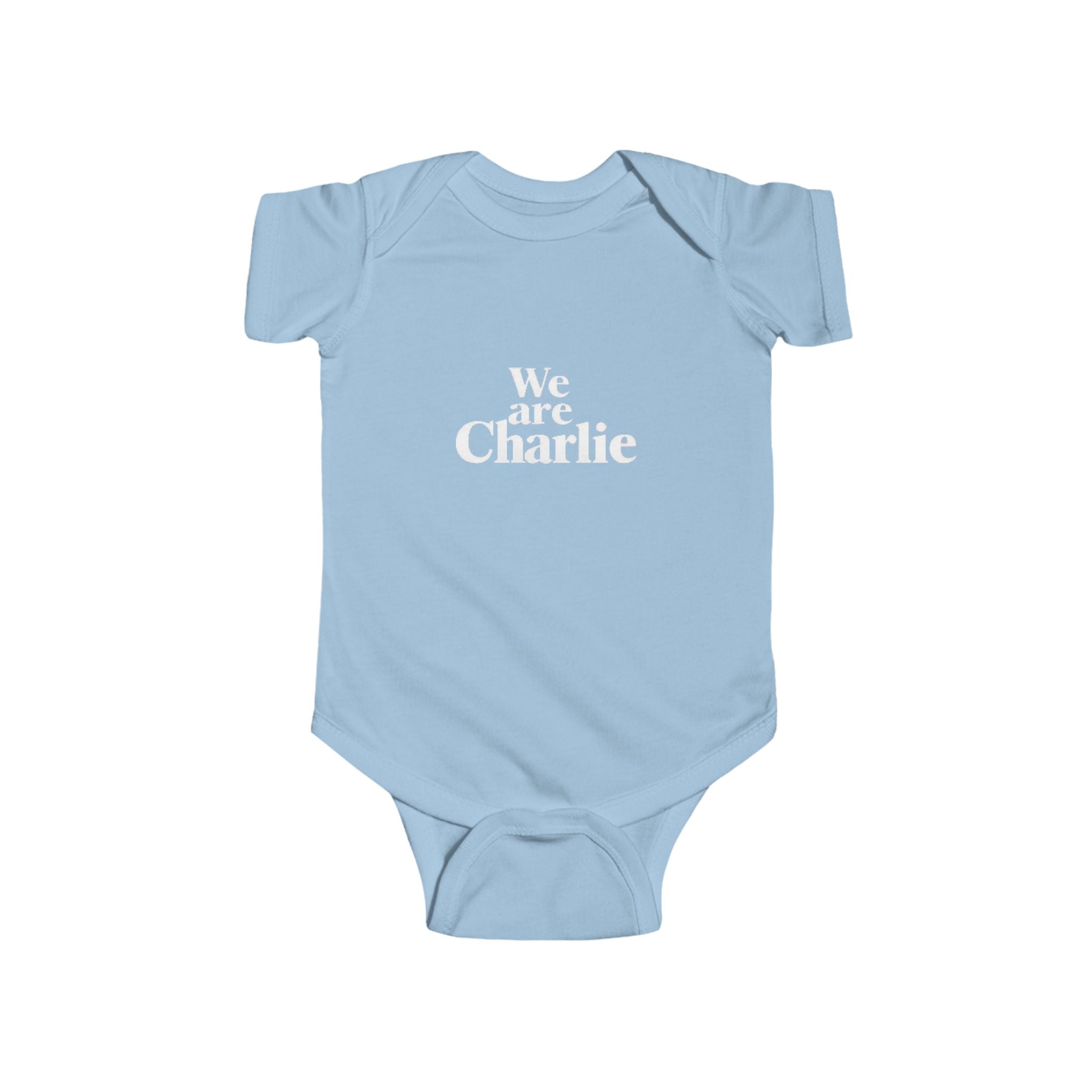 Infant Jersey Bodysuit "We are Charlie" Kirk