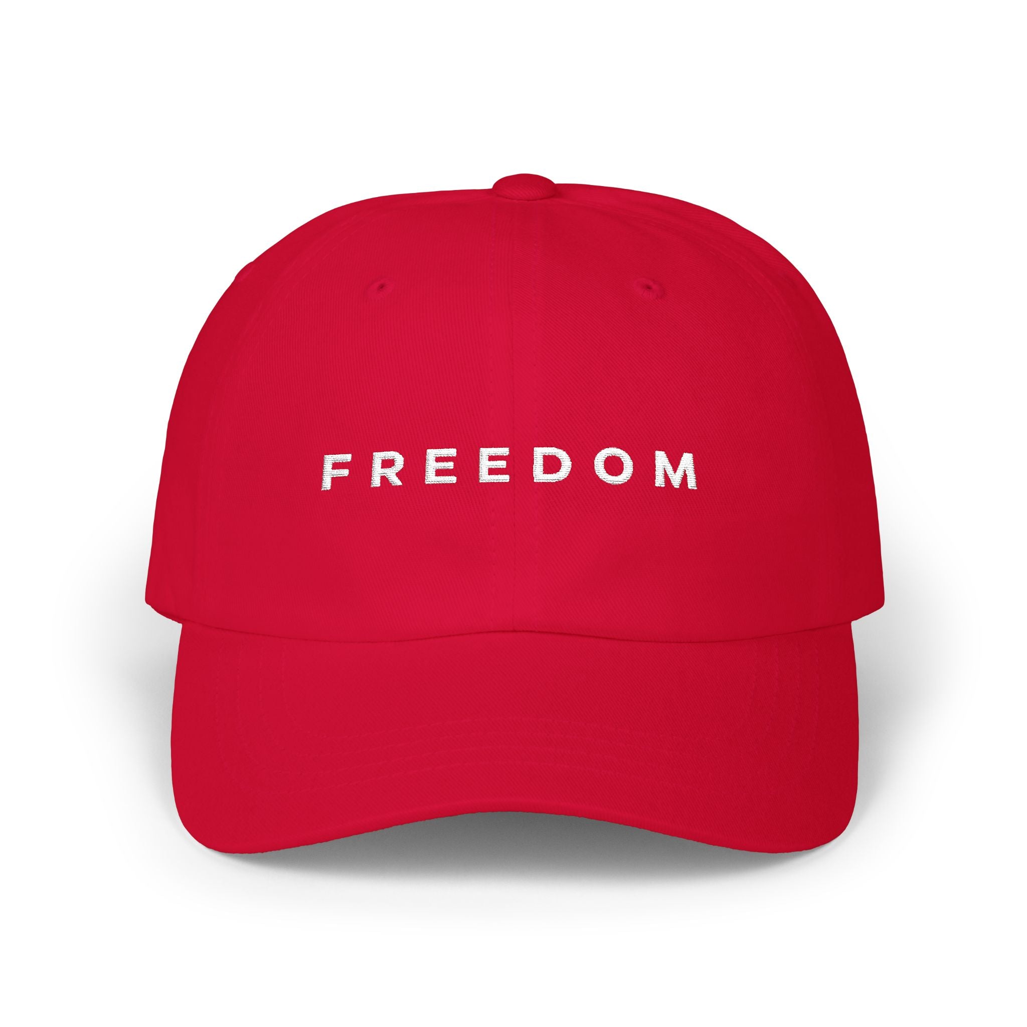 Charlie Kirk FREEDOM Hat in Red - Tribute Collection
