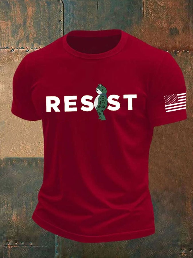 Men's Portland Frog Print T-Shirt