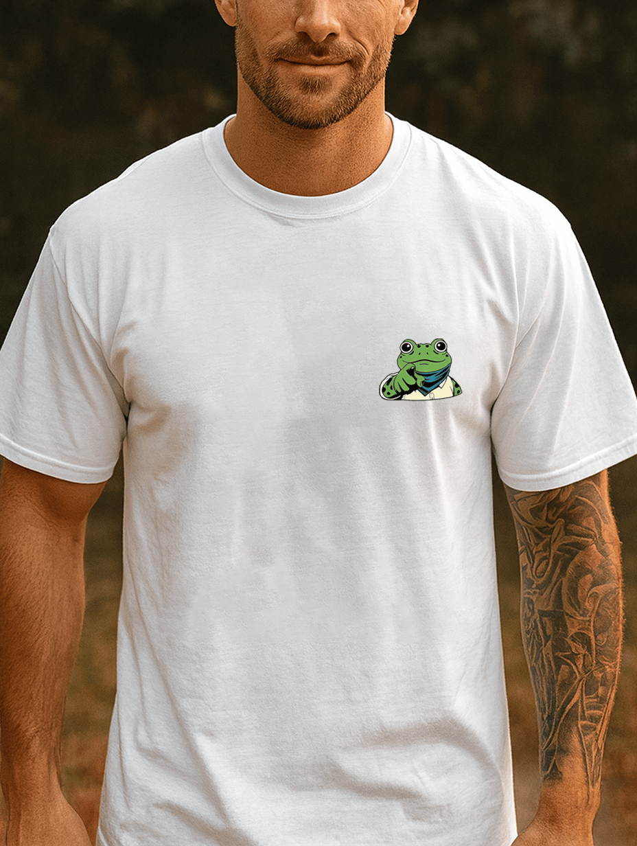 Unisex 100% Cotton "Frogs Against Portland Frog" Print T-shirt